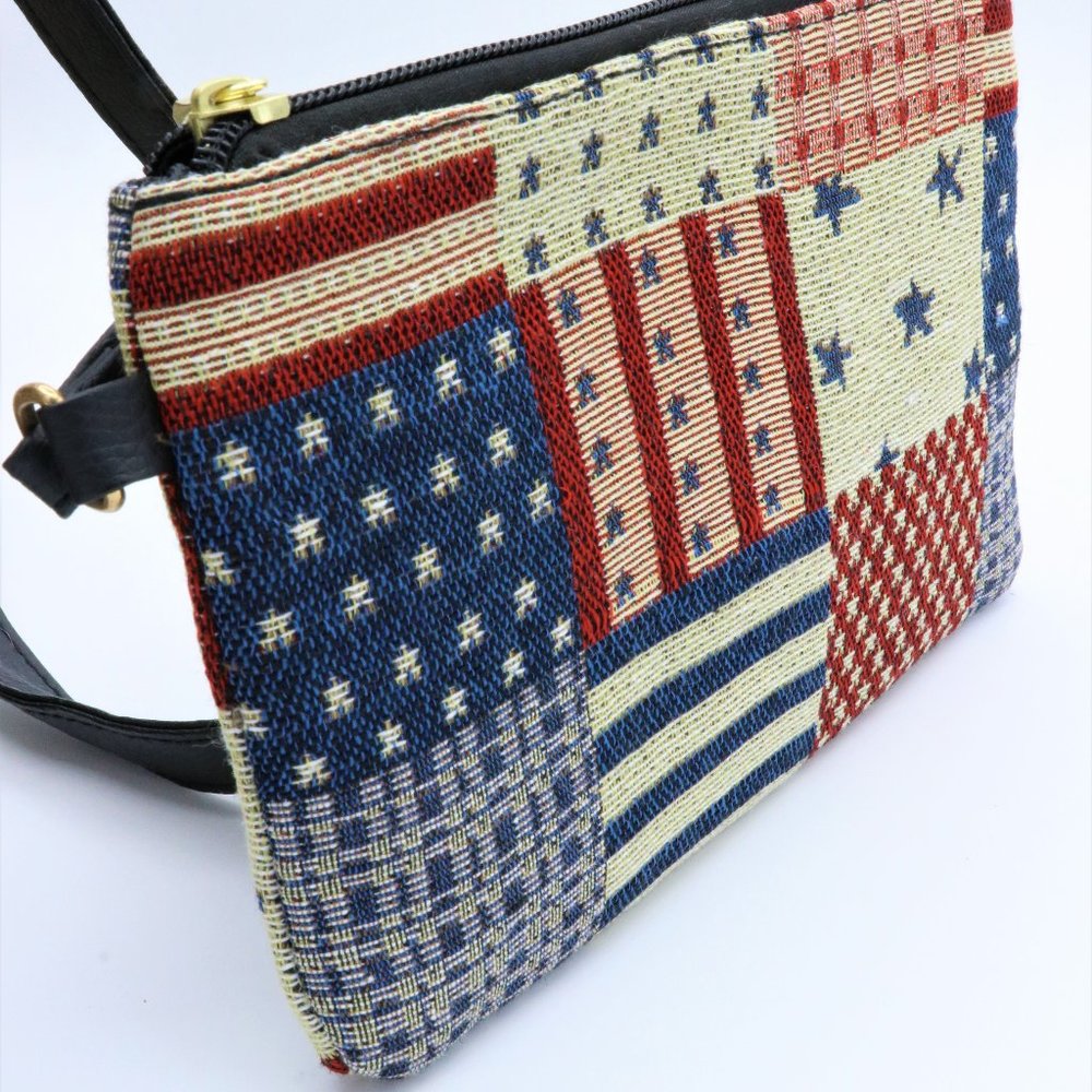 AMERICAN FLAG HANDBAG LARGE